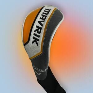 CALLAWAY MAVRIK HYBRID HEADCOVER Golf Head Cover Gray Yellow White